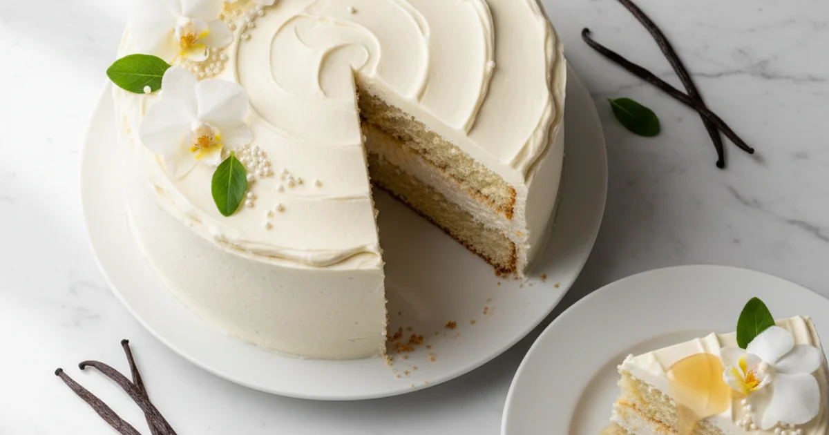 Ultimate Vegan Vanilla Cake: Decadent & Easy!