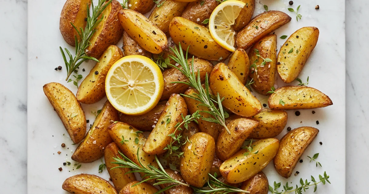 Lemon Herb Roasted Potatoes: GF Side Perfection!