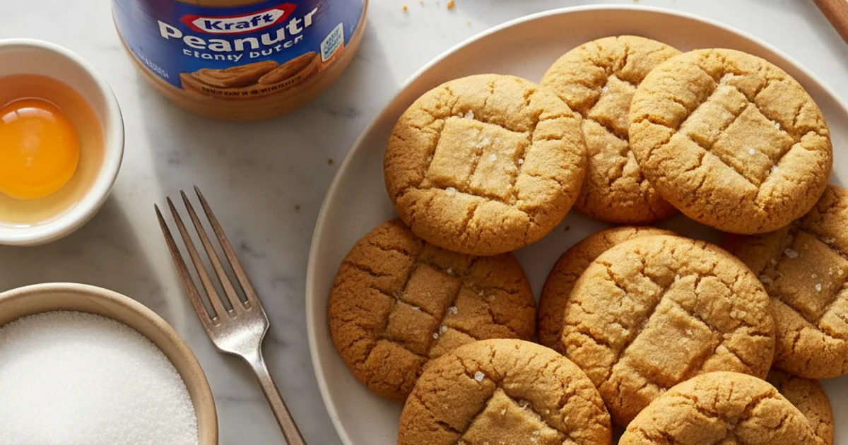 3-Ingredient Kraft PB Cookies: Chewy & Easy!